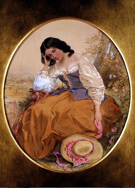 Figura femenina - Meditación de James II Fisher