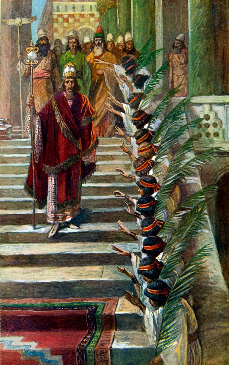 El honor de Mardoqueo por J. James Tissot de James Jacques Joseph (after) Tissot