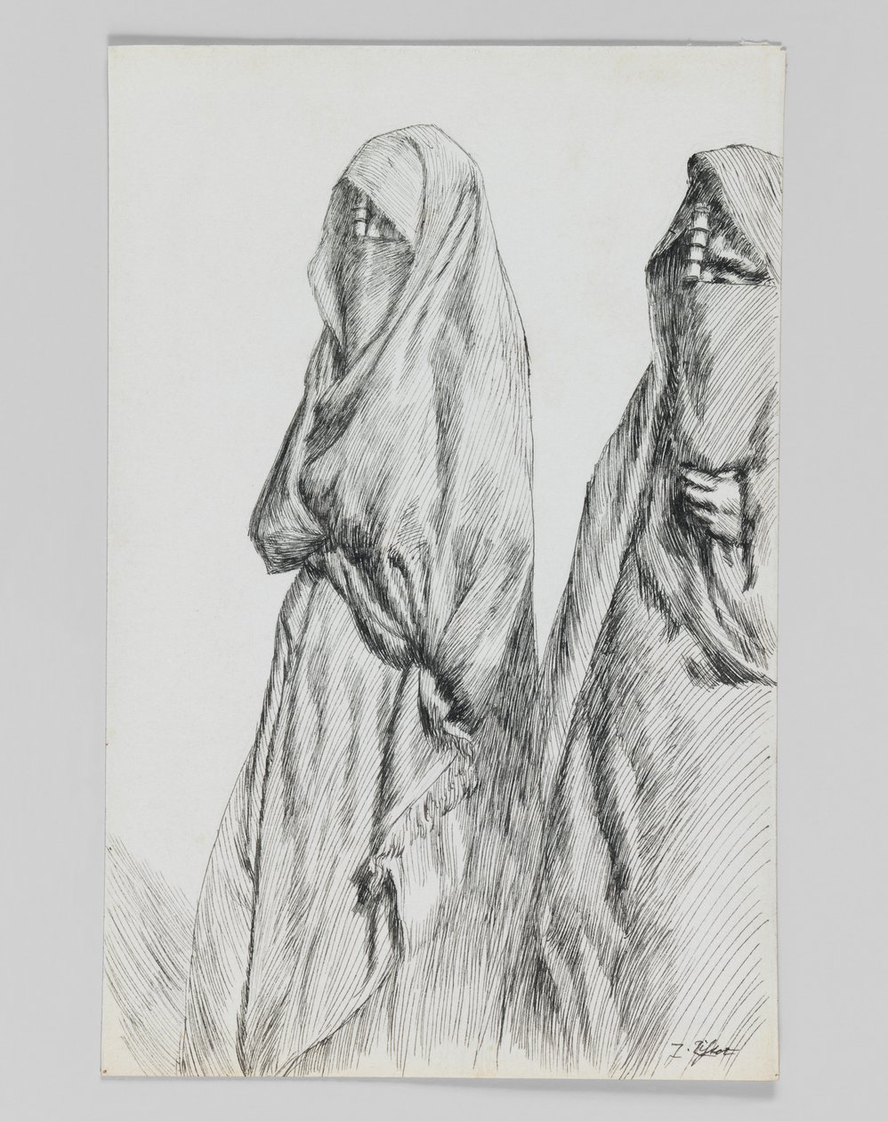 Un camino en el Monte de los Olivos, ilustración de La Vida de Nuestro Señor Jesucristo de James Jacques Joseph Tissot