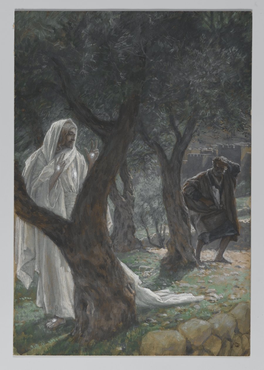 Aparición de nuestro Señor a San Pedro, ilustración de La vida de nuestro Señor Jesucristo, 1886-94 de James Jacques Joseph Tissot
