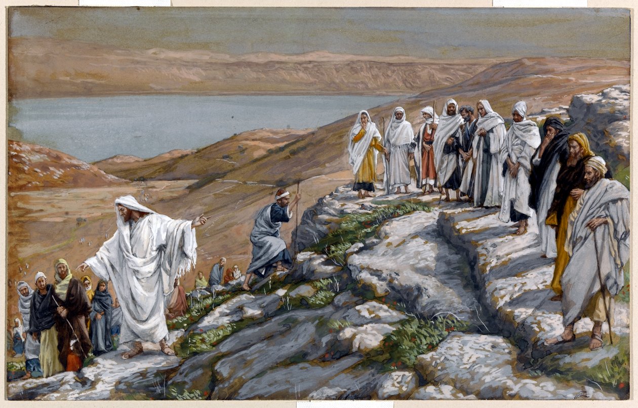 Cristo enviando a los setenta discípulos, de dos en dos, ilustración para La vida de Cristo, c.1884-96 de James Jacques Joseph Tissot