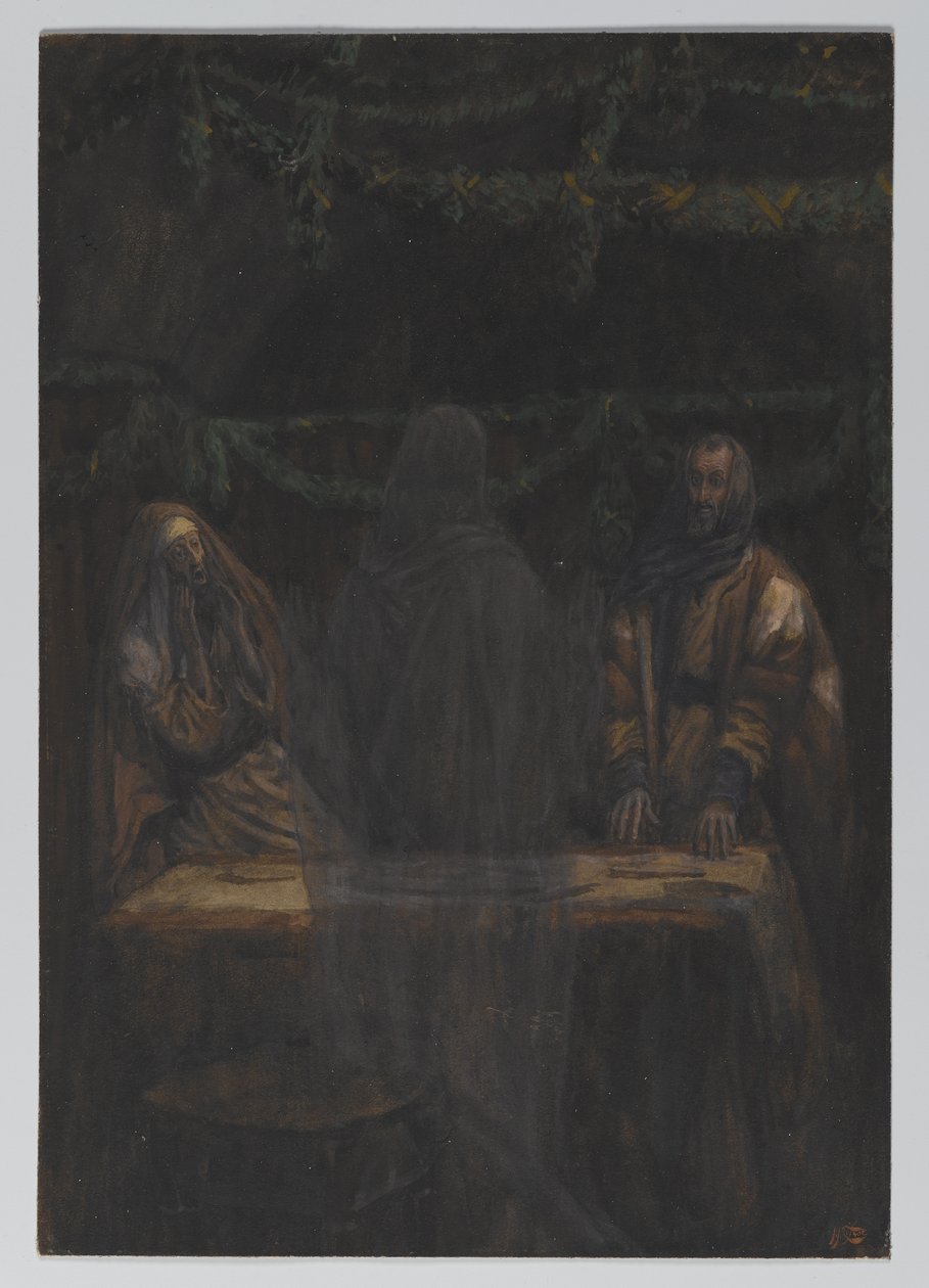 Desapareció de su vista, ilustración de La vida de nuestro Señor Jesucristo, 1886-94 de James Jacques Joseph Tissot