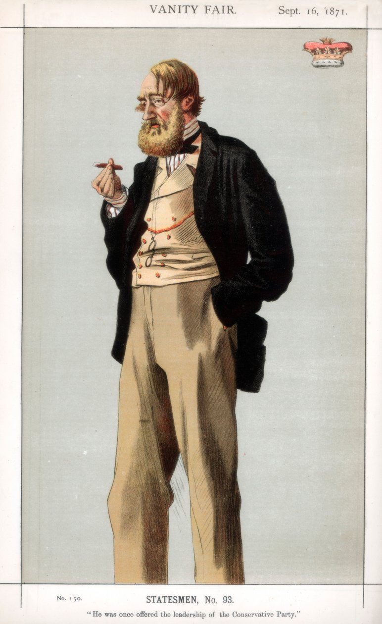 Una vez le ofrecieron el liderazgo del Partido Conservador, 1871 de James Jacques Joseph Tissot