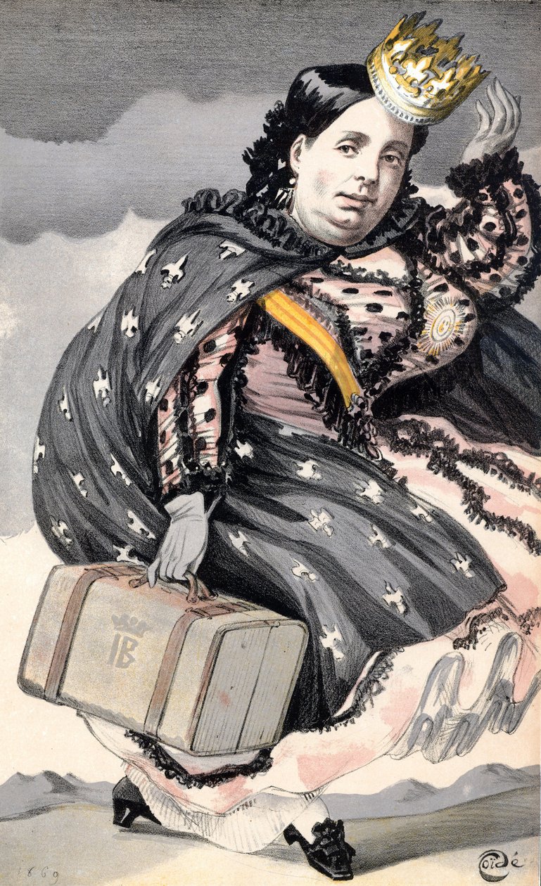 Isabel II (1830-1904) Reina de España (1833-1870) de James Jacques Joseph Tissot