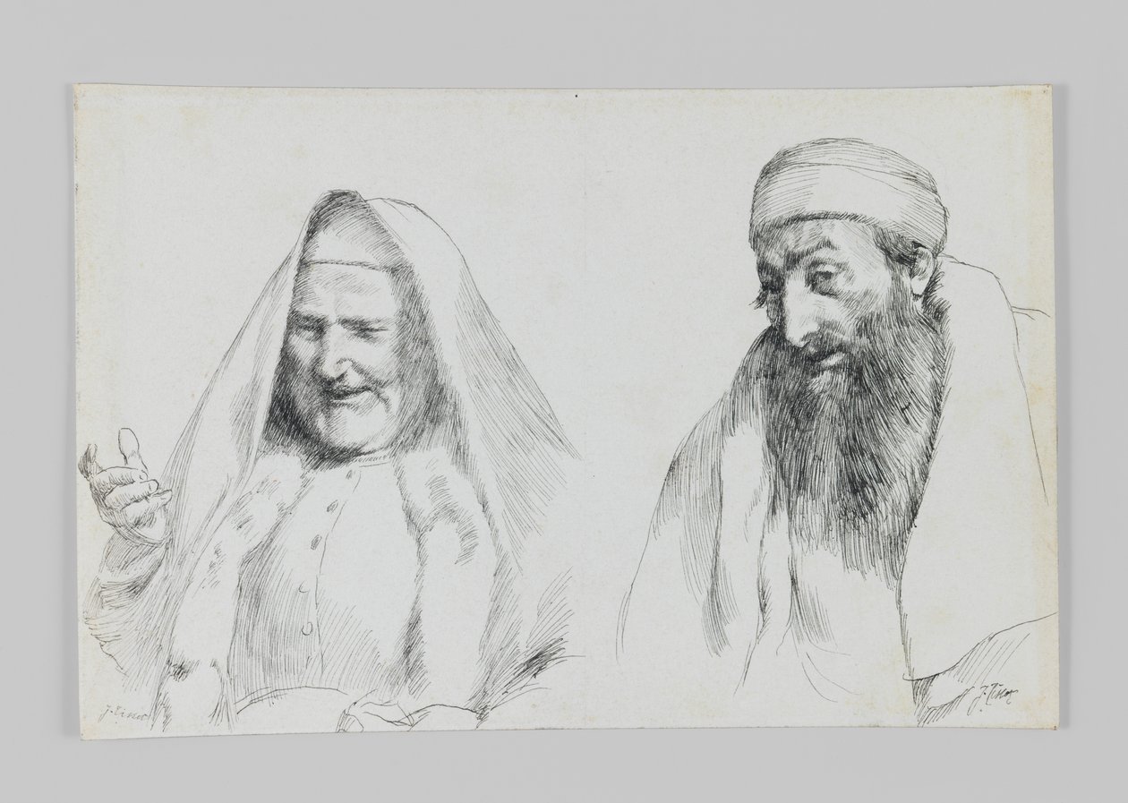Judío y judía, ilustración de La Vida de Nuestro Señor Jesucristo de James Jacques Joseph Tissot