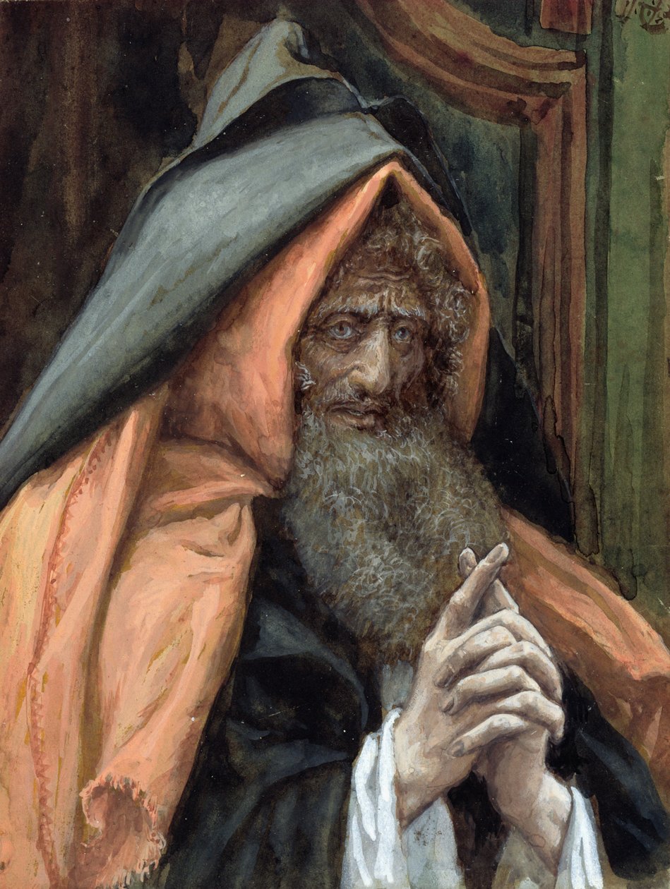 José de Arimatea, ilustración de La Vida de Cristo, c.1886-94 de James Jacques Joseph Tissot