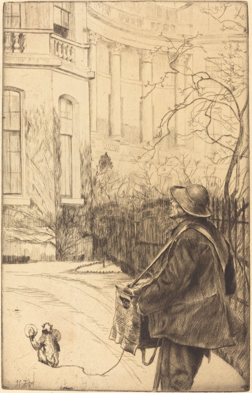 El organillero de James Jacques Joseph Tissot
