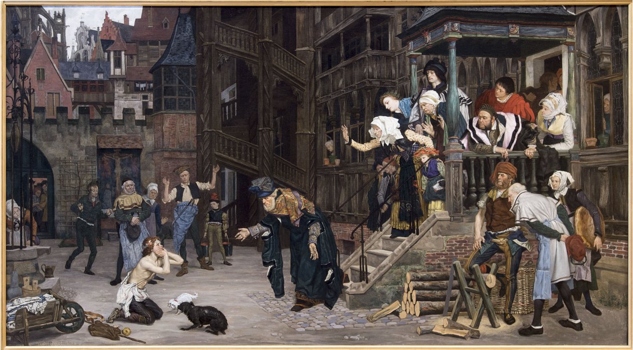 El regreso del hijo pródigo, 1862 (óleo sobre lienzo) de James Jacques Joseph Tissot