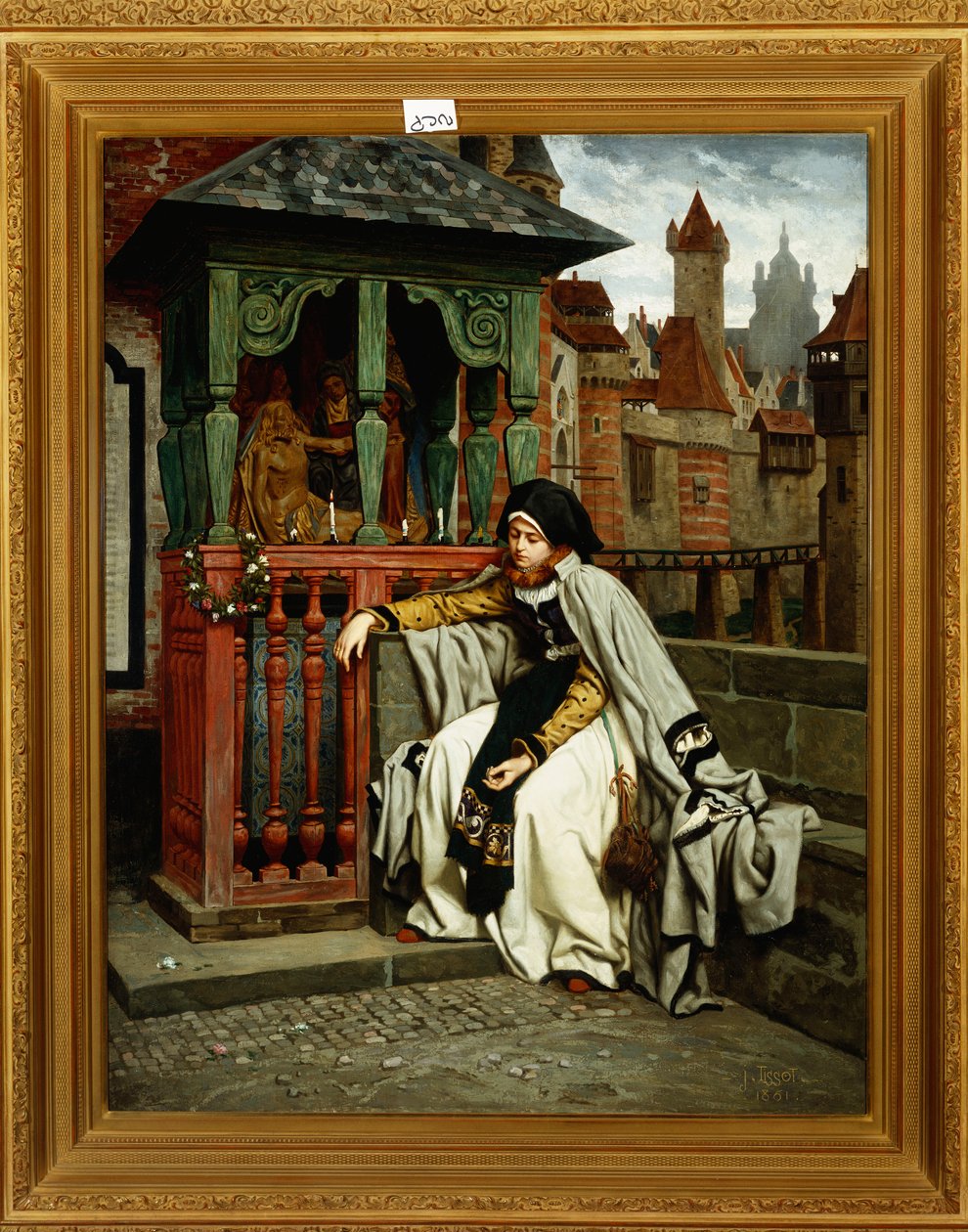 Margarita en las murallas, 1861 de James Jacques Joseph Tissot