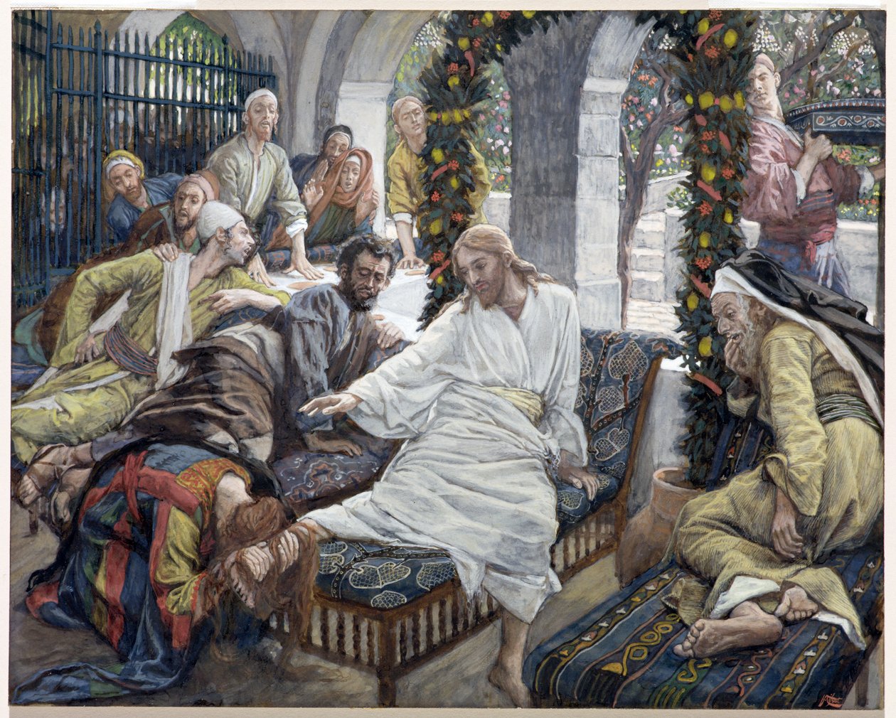 La Caja de Ungüento Muy Precioso de María Magdalena, ilustración para La Vida de Cristo, c.1886-96 de James Jacques Joseph Tissot