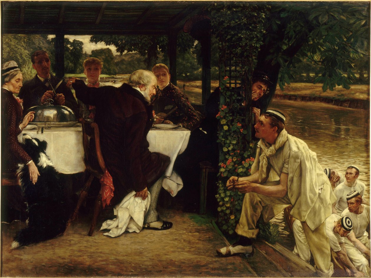 Parábola del hijo pródigo: El becerro gordo, 1880 de James Jacques Joseph Tissot