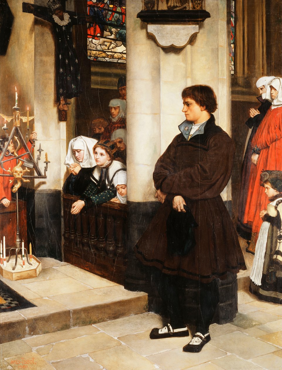 Durante el oficio de James Jacques Joseph Tissot