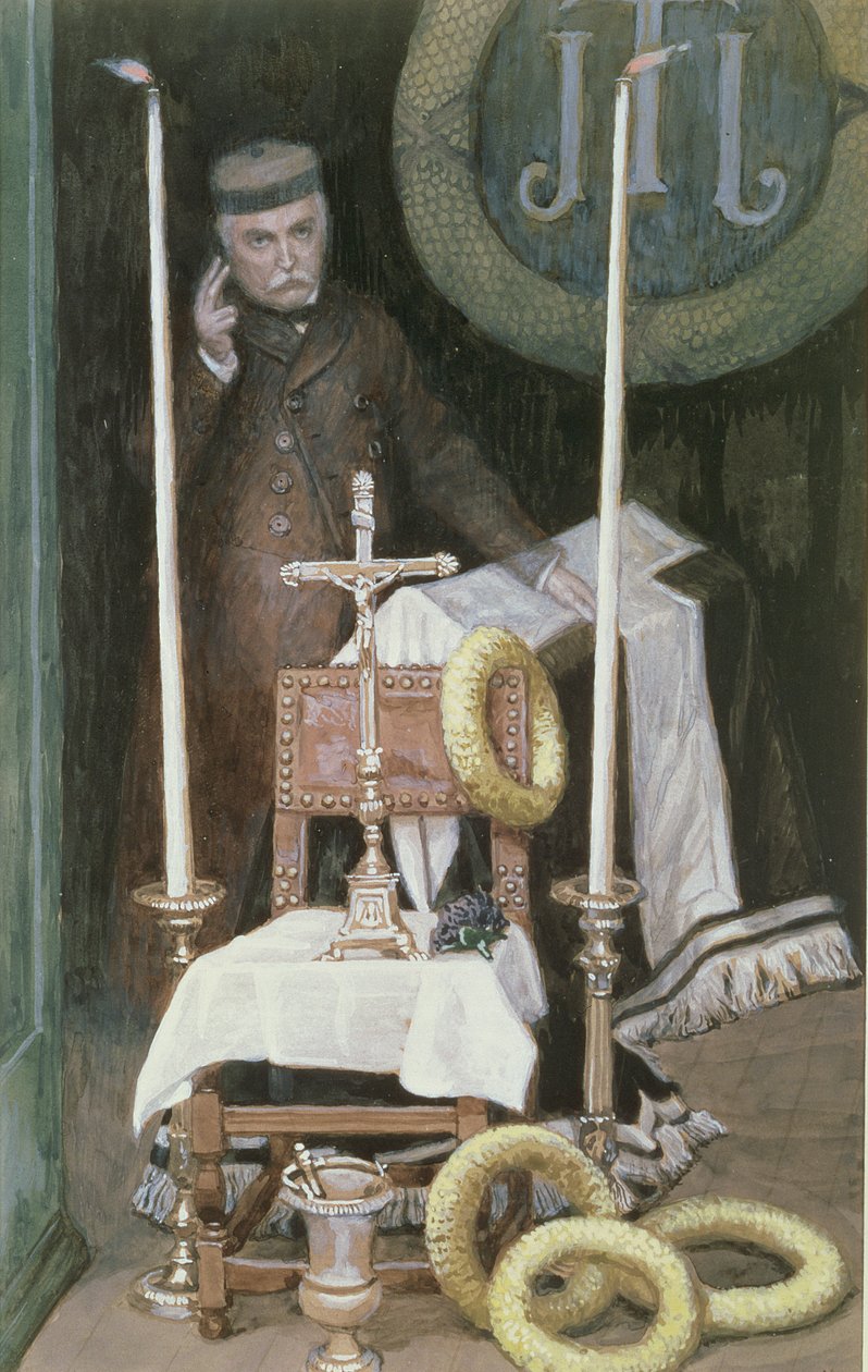 Retrato del Peregrino (Autorretrato), ilustración para La Vida de Cristo, c.1886-96 de James Jacques Joseph Tissot
