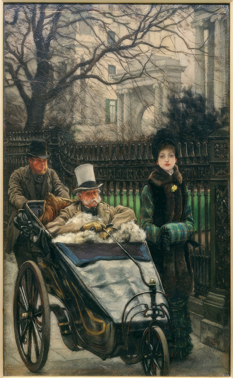 Convaleciente (La hija del soldado) de James Jacques Joseph Tissot