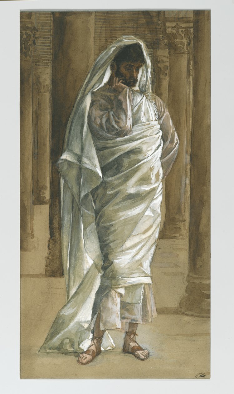 San Tomás, ilustración de La vida de nuestro Señor Jesucristo, 1886-94 de James Jacques Joseph Tissot