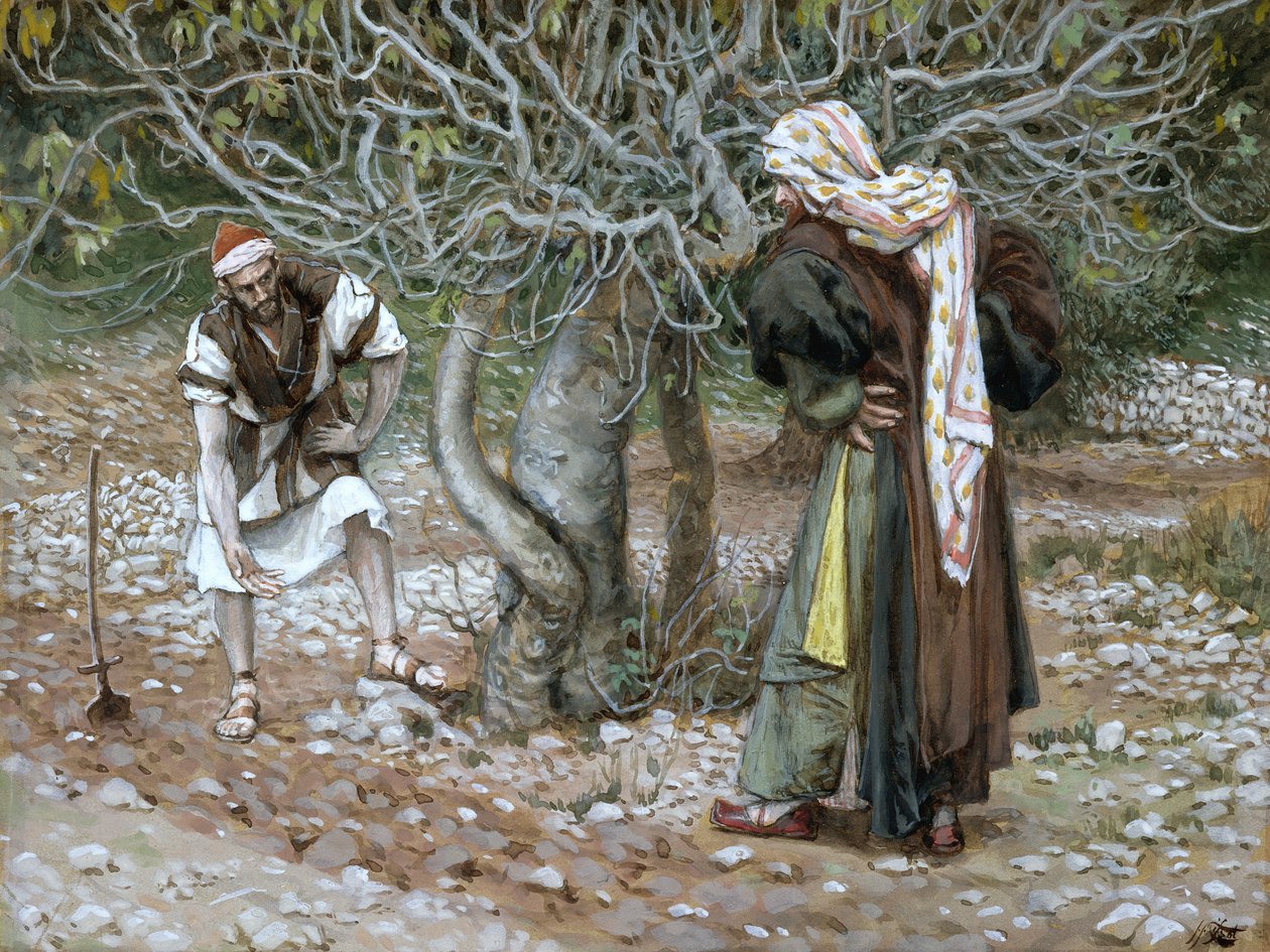La Higuera Estéril, ilustración de La Vida de Cristo, c.1886-94 de James Jacques Joseph Tissot