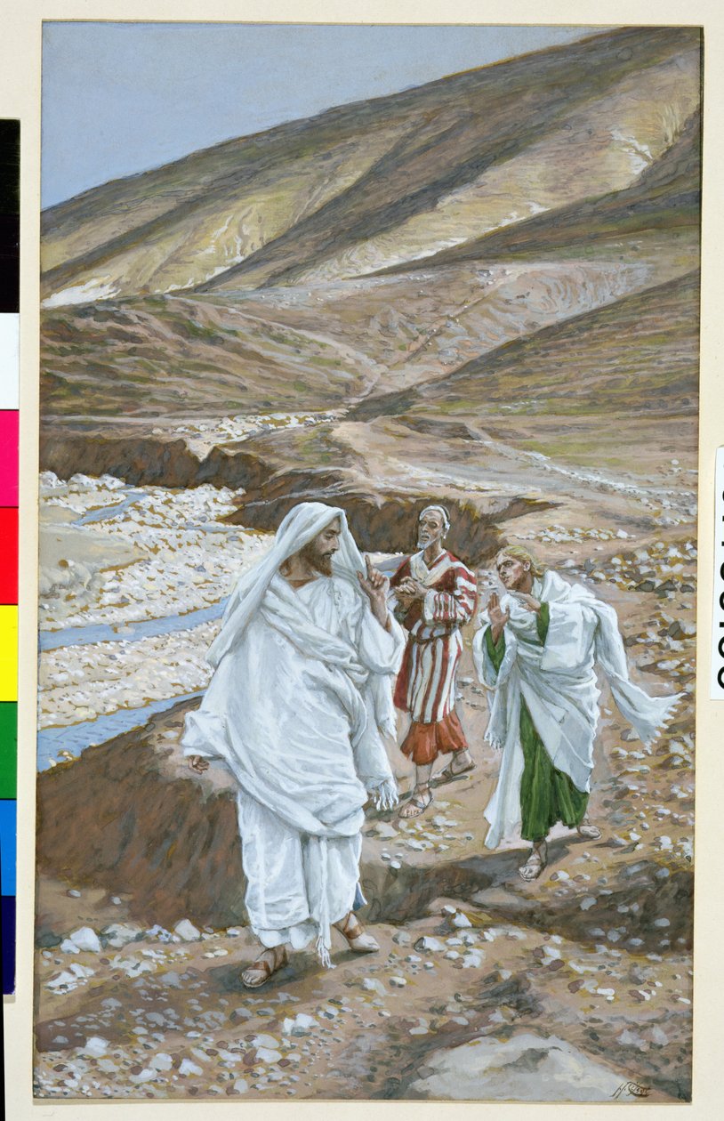 La Llamada de San Andrés y San Juan, ilustración para La Vida de Cristo, c.1886-94 de James Jacques Joseph Tissot