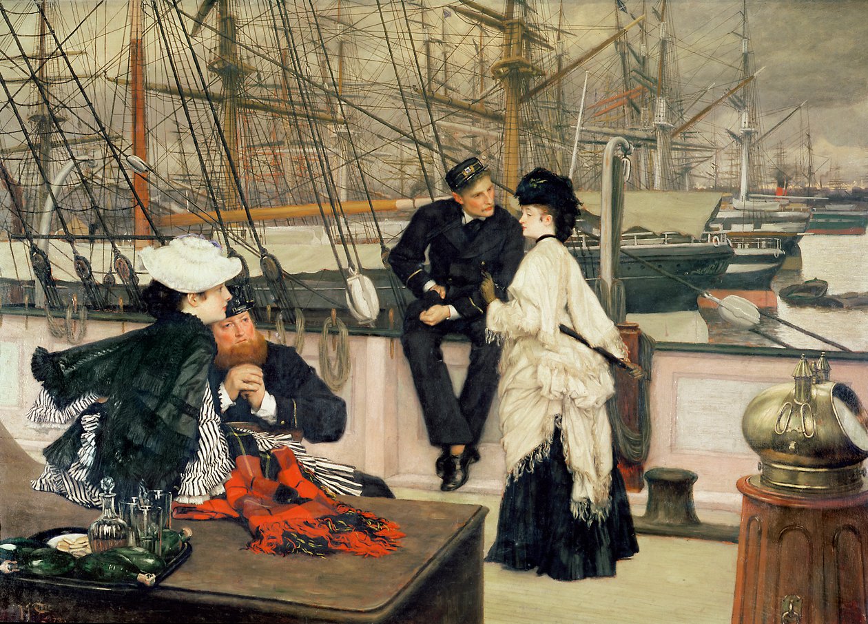 El capitán y el primer oficial, 1873 de James Jacques Joseph Tissot