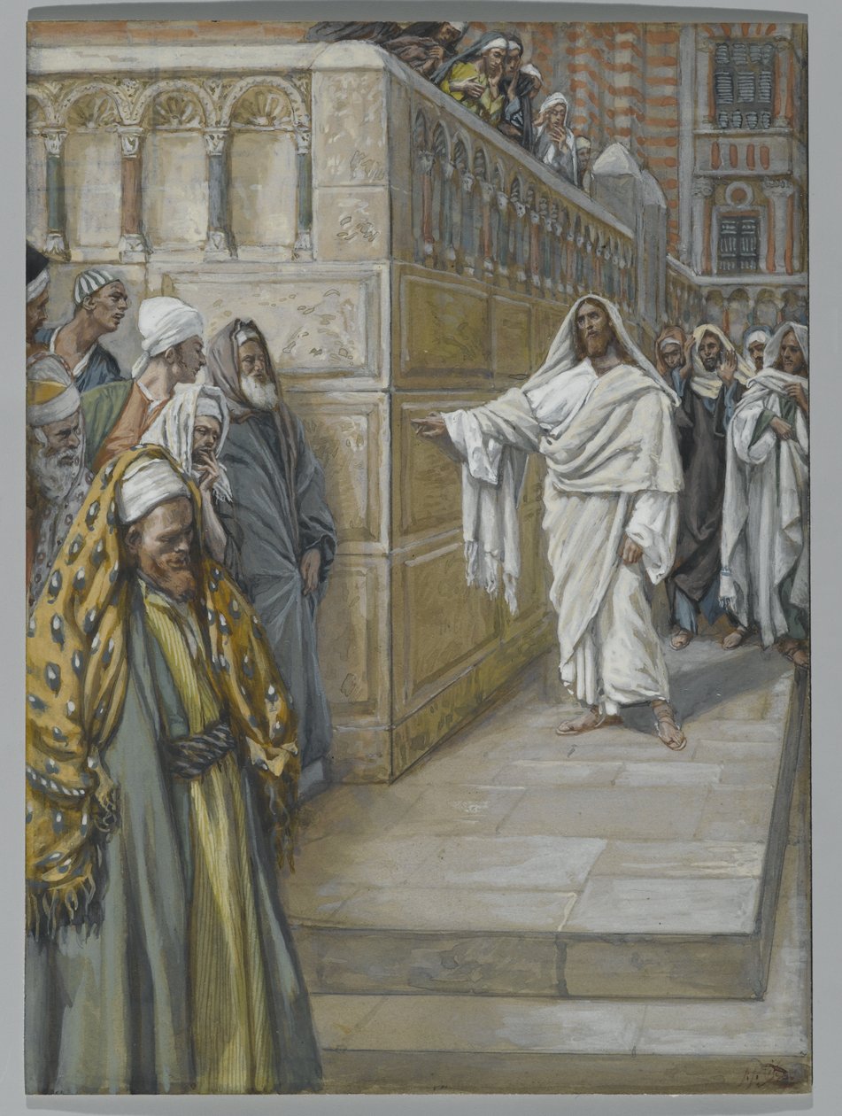 La piedra angular, ilustración de La vida de Nuestro Señor Jesucristo, 1886-94 de James Jacques Joseph Tissot