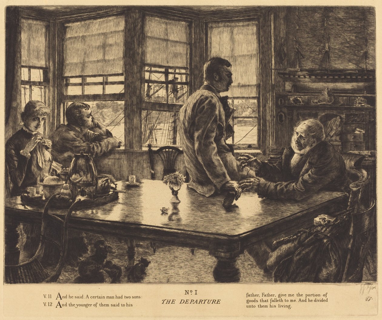 La partida de James Jacques Joseph Tissot