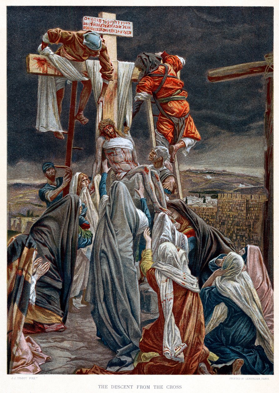 El Descendimiento de la Cruz, c1890 de James Jacques Joseph Tissot