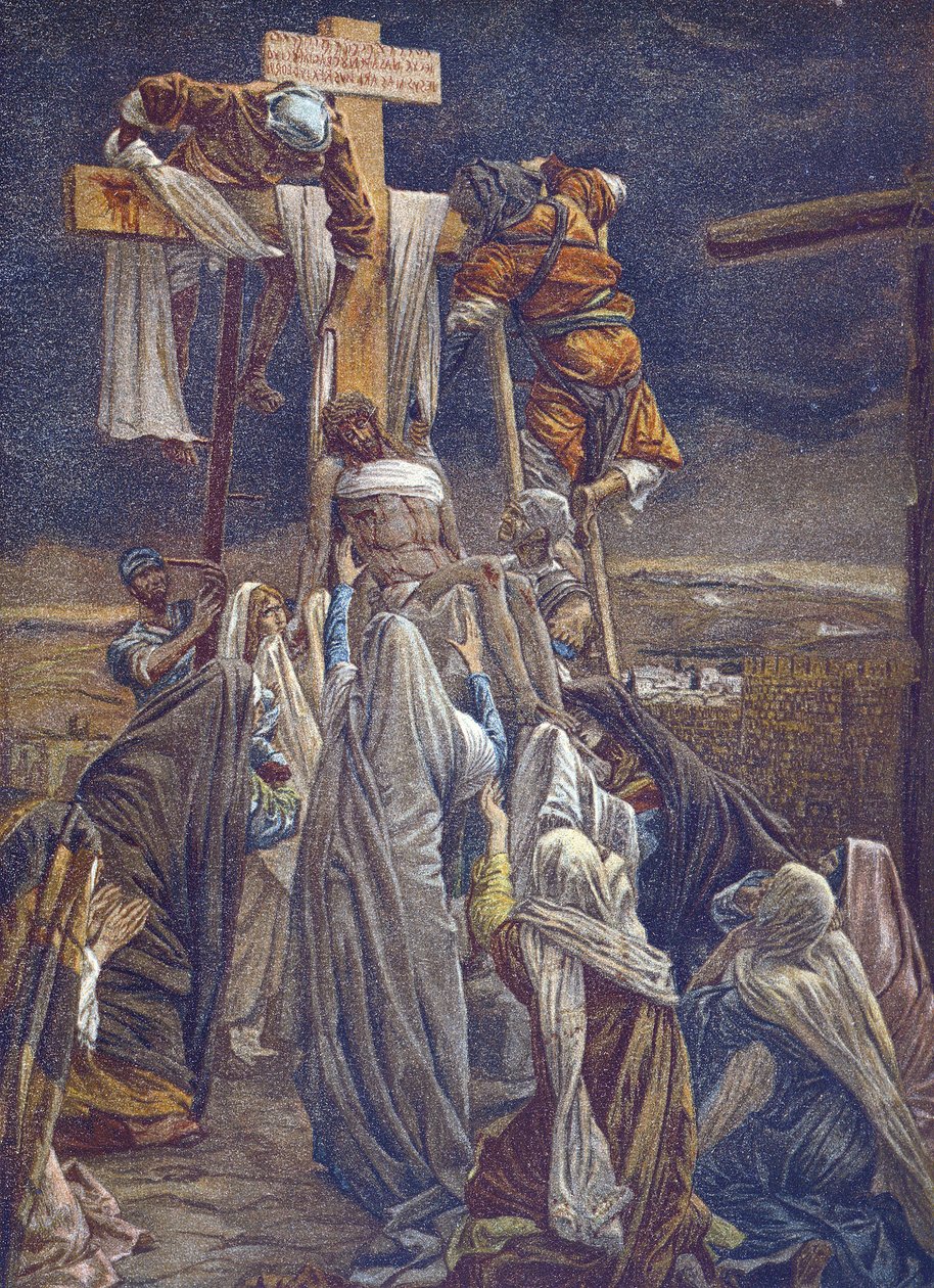 El descenso de la cruz (La vida de nuestro Señor Jesucristo) de James Jacques Joseph Tissot