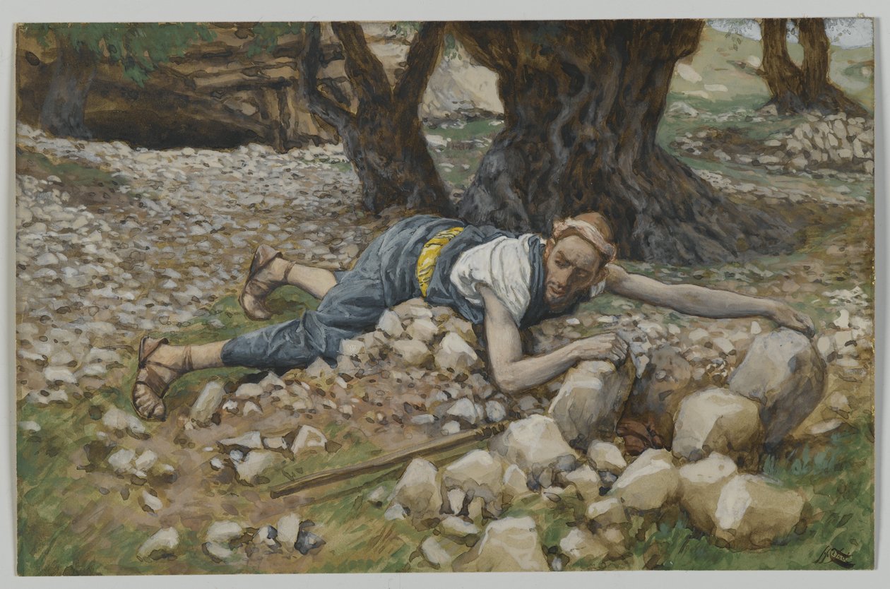 El tesoro escondido, ilustración de La vida de nuestro Señor Jesucristo de James Jacques Joseph Tissot