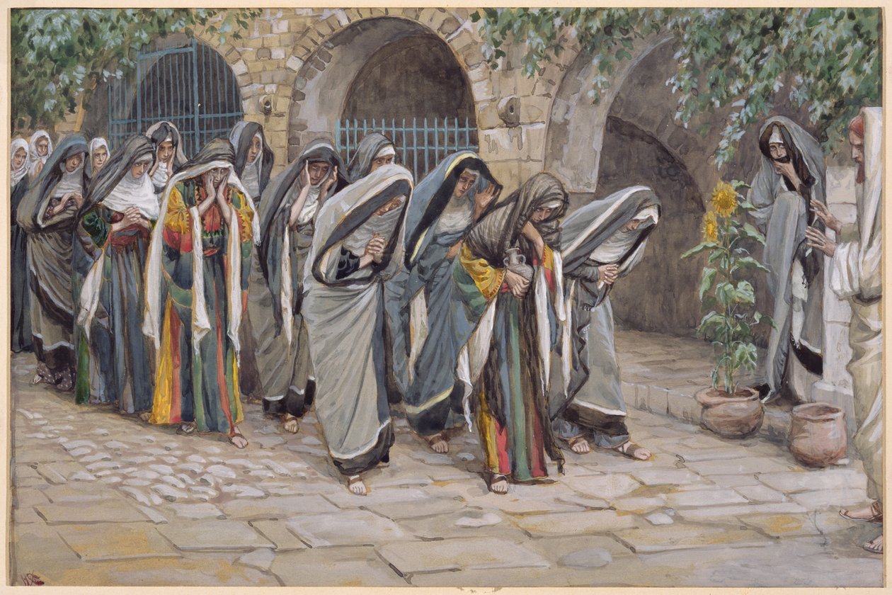 Las santas mujeres, ilustración de La Vida de Cristo, c.1886-94 de James Jacques Joseph Tissot