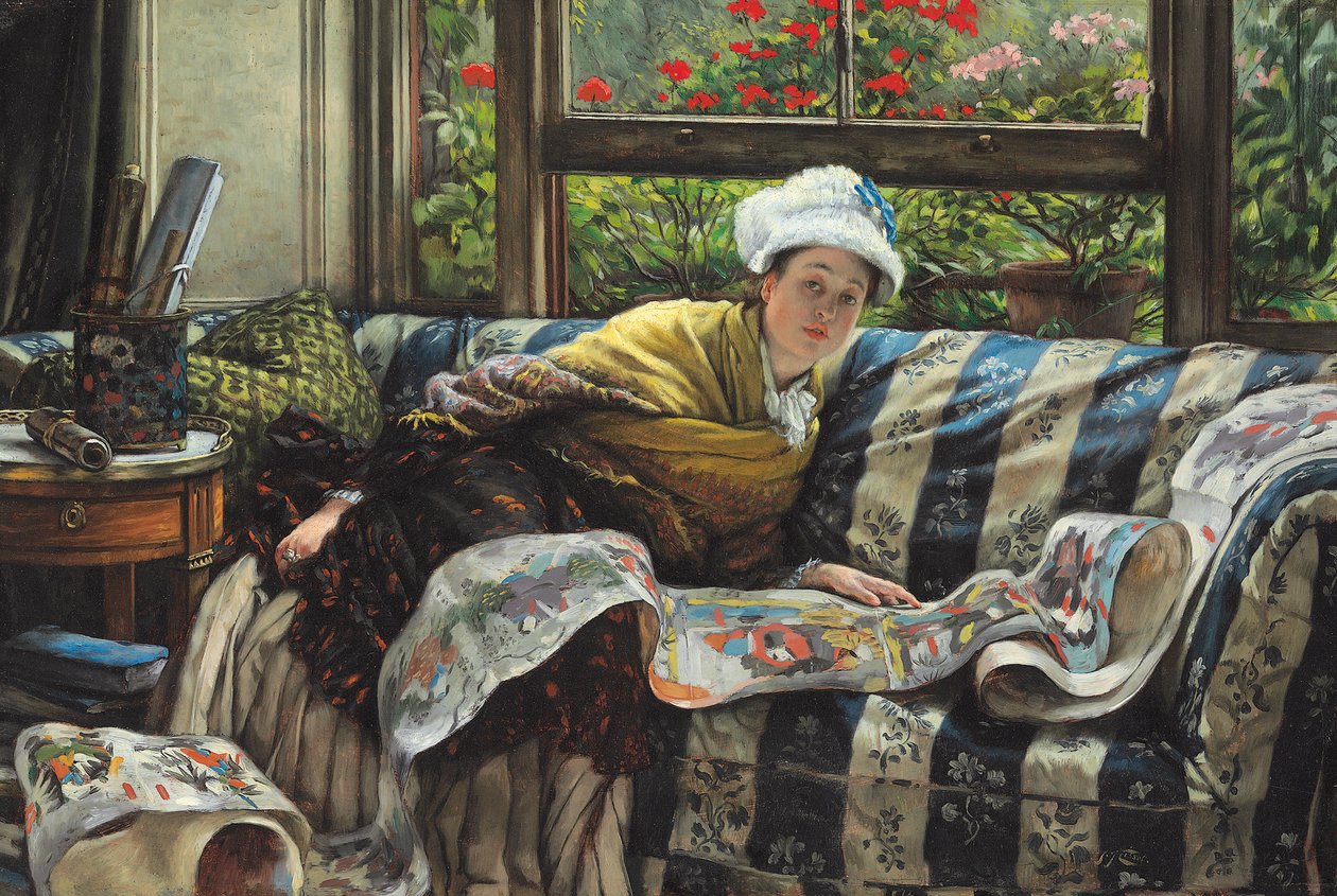 El pergamino japonés de James Jacques Joseph Tissot