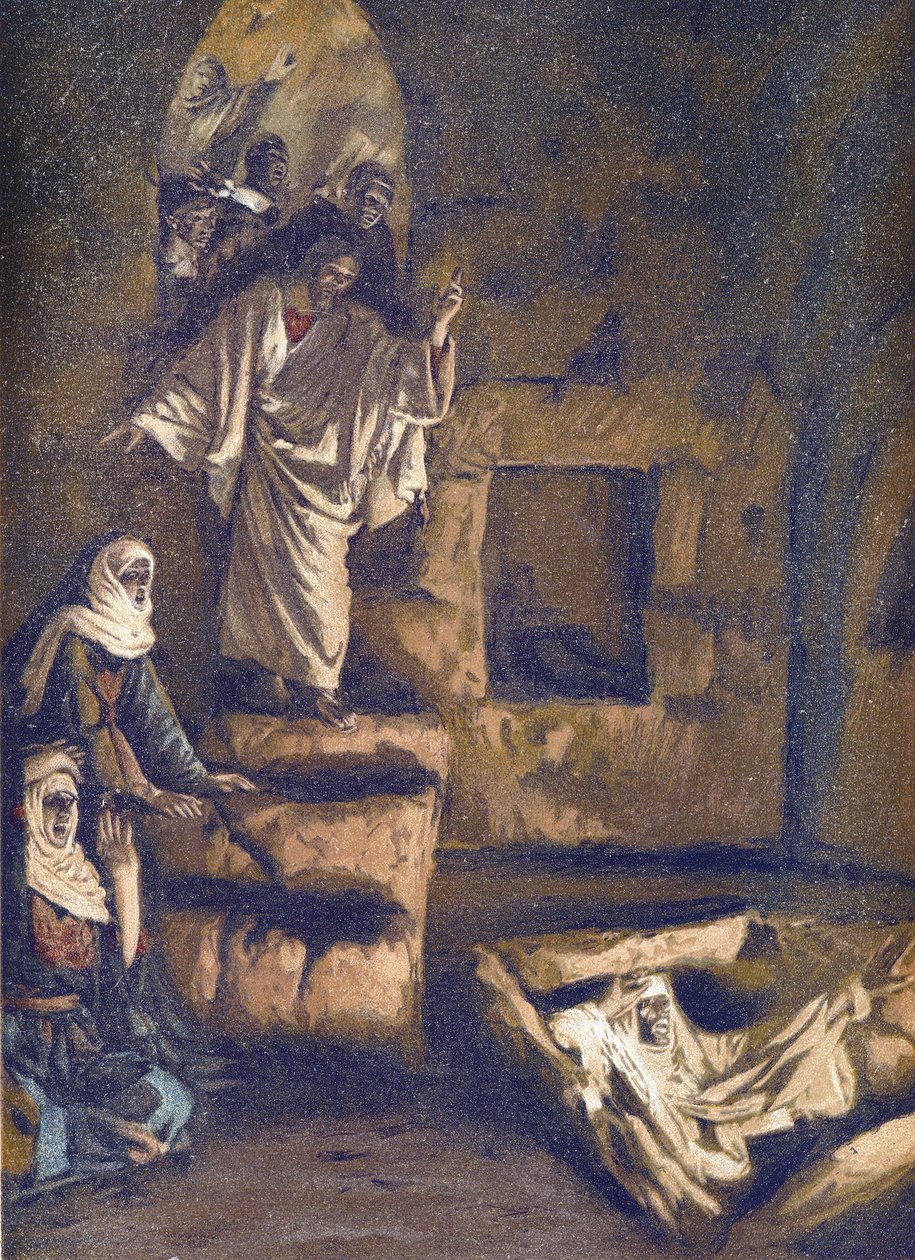 La resurrección de Lázaro (La vida de nuestro Señor Jesucristo) de James Jacques Joseph Tissot