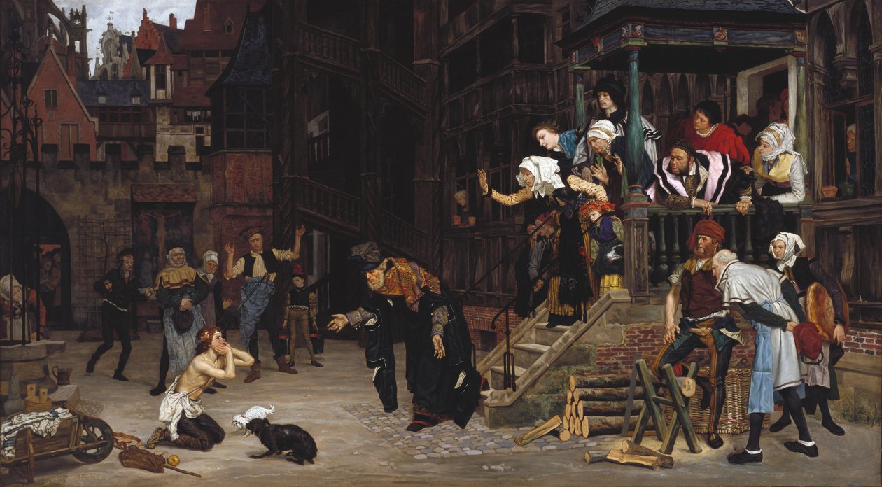 El regreso del hijo pródigo, 1862 de James Jacques Joseph Tissot