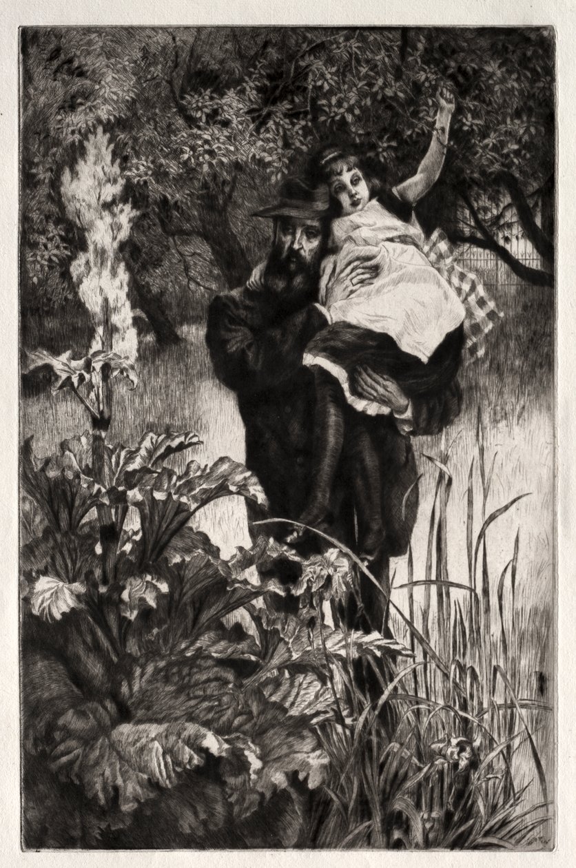 El viudo (aguafuerte y punta seca) de James Jacques Joseph Tissot