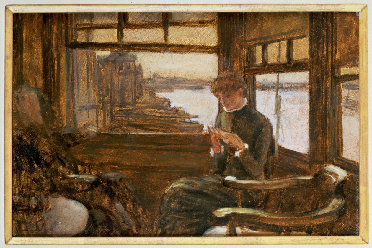 La partida, c.1880 (pintura) de James Jacques Joseph Tissot