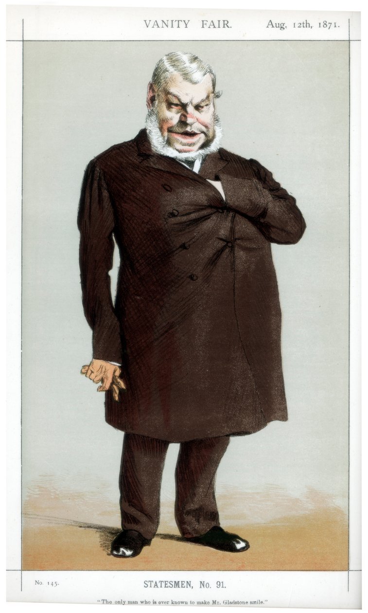 El único hombre que se sabe que hizo sonreír al Sr. Gladstone, 1871 de James Jacques Joseph Tissot