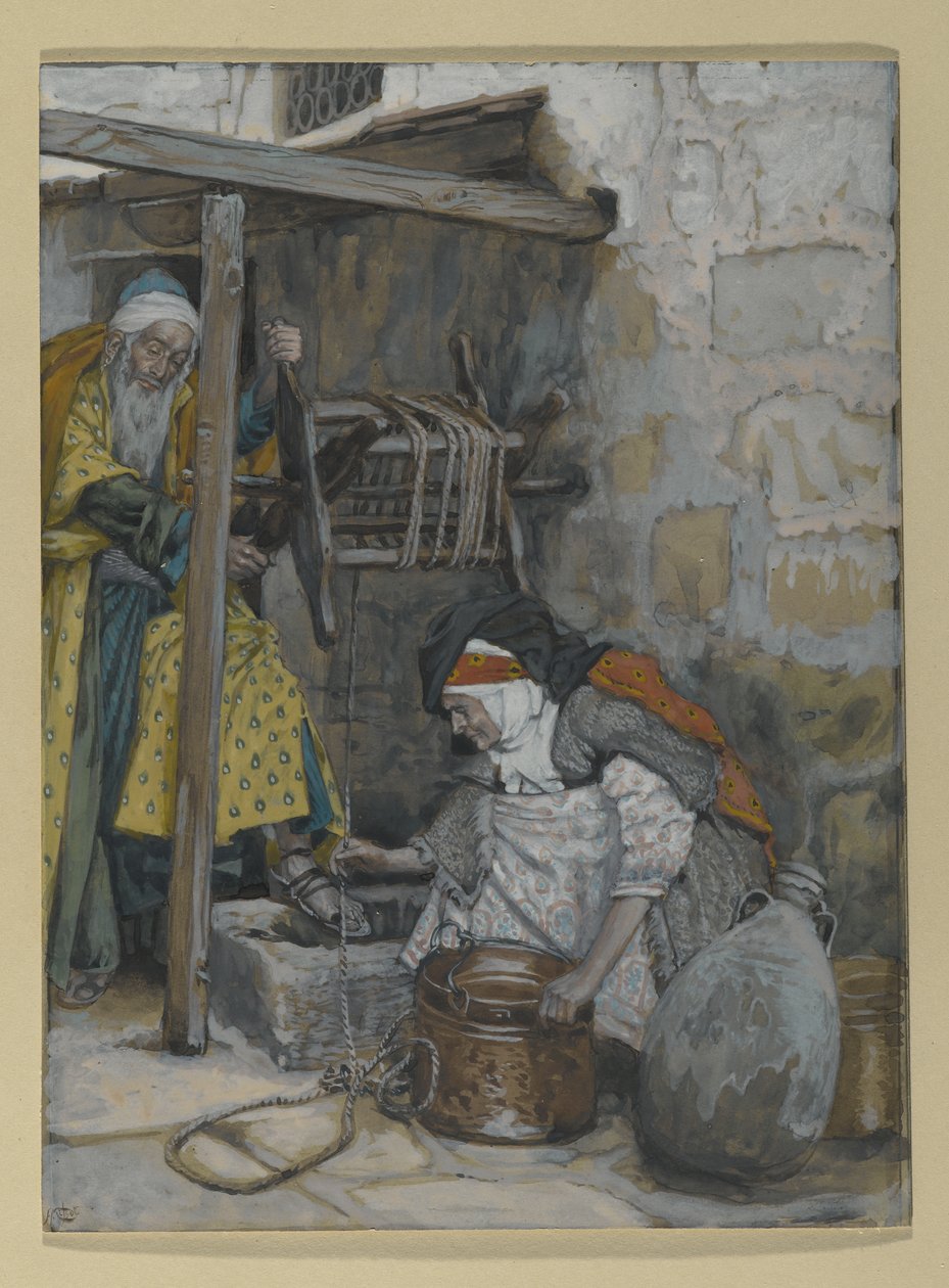 Zacarías y Isabel, ilustración para La Vida de Cristo, c.1886-94 de James Jacques Joseph Tissot