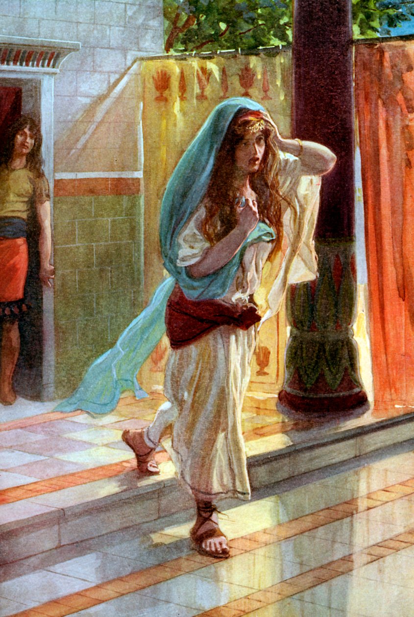 Desolación de Tamar por J James Tissot - Biblia de James Jacques Joseph after Tissot