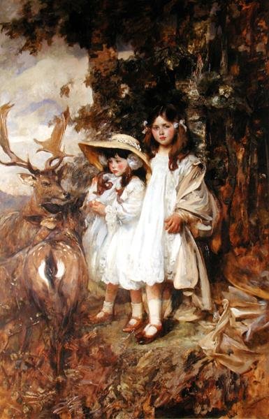 Irene y Frida Mond de James Jebusa Shannon