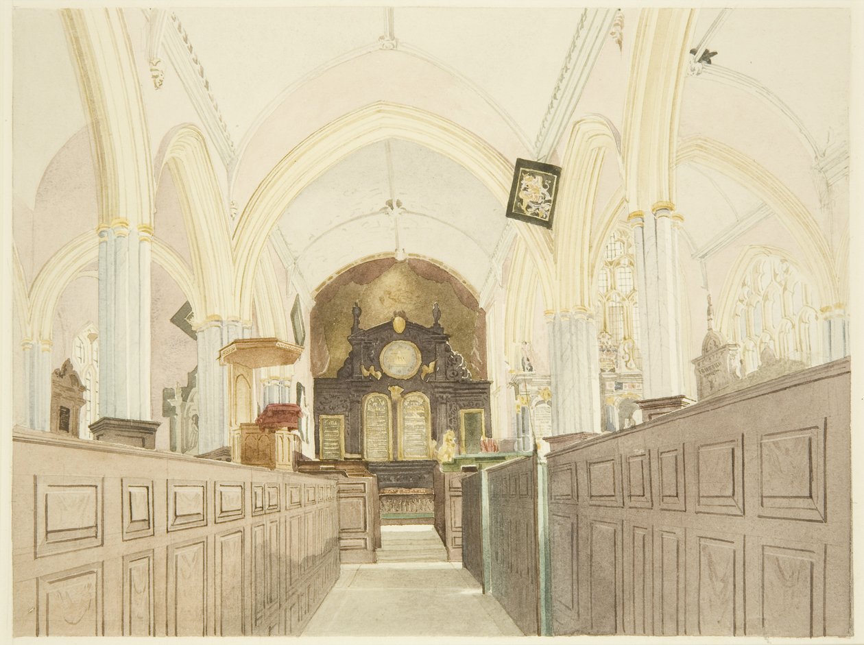 Interior de la Iglesia de San Pedro de James Johnson
