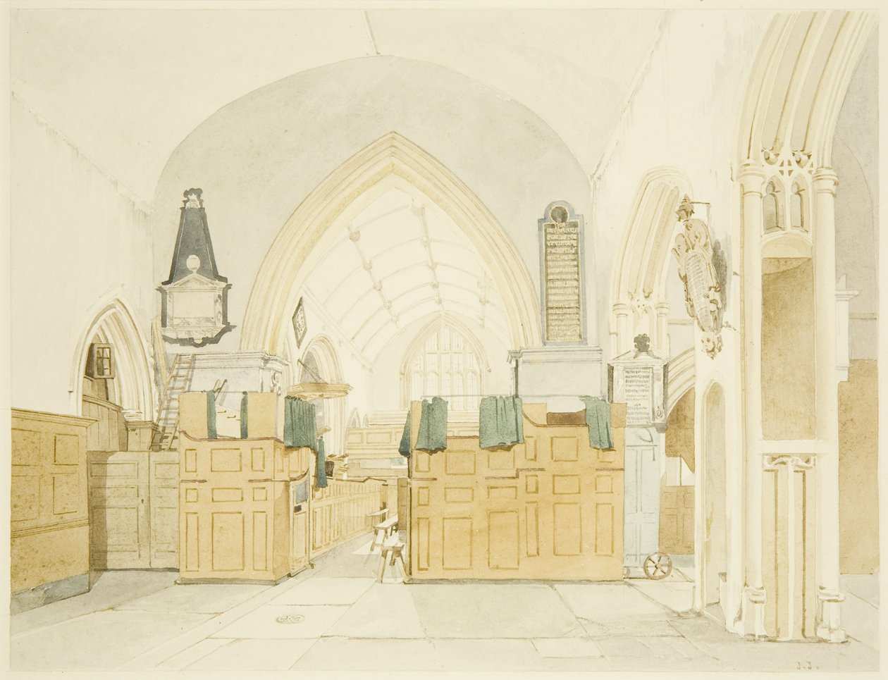 Interior de la Iglesia de San Felipe de James Johnson