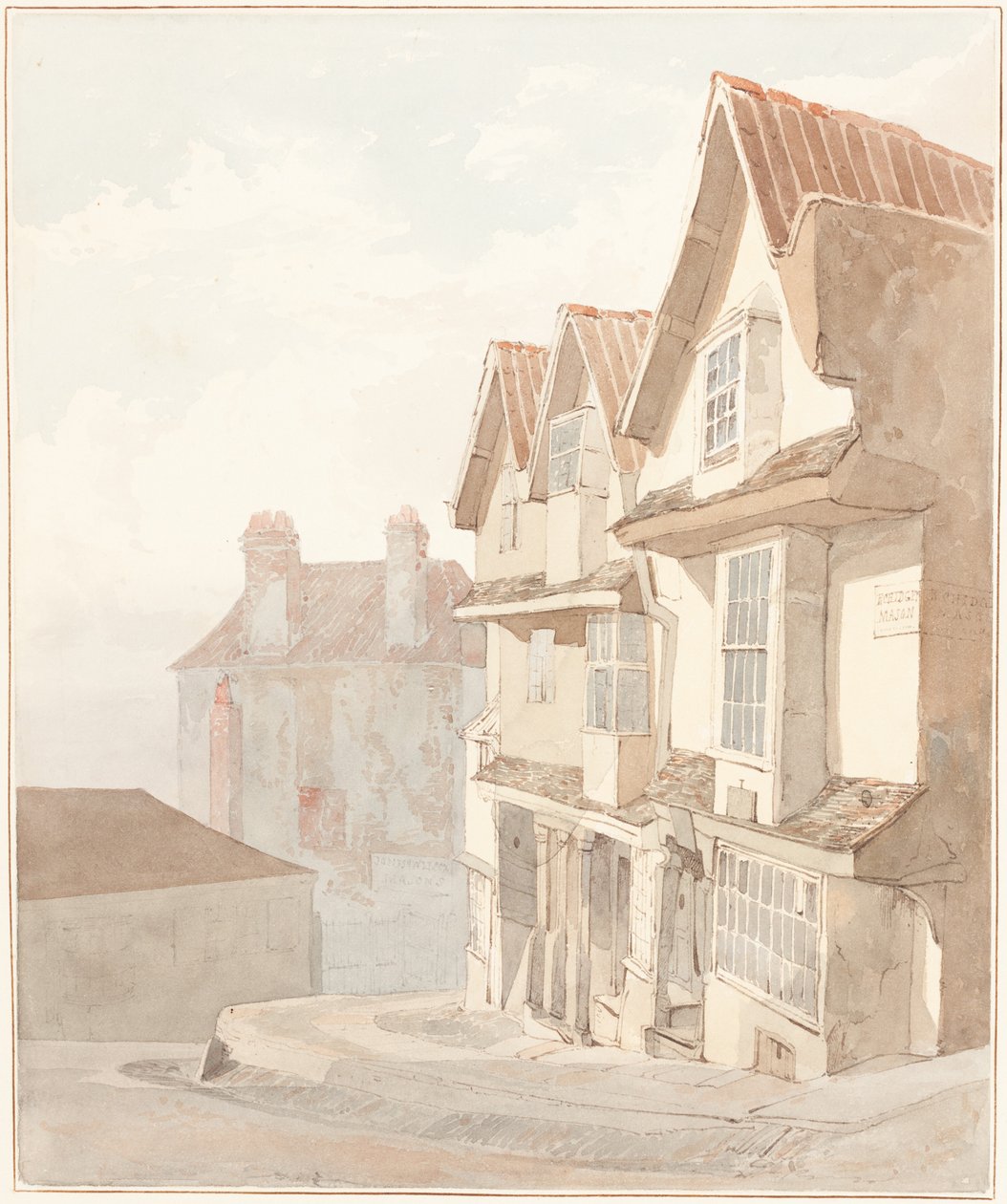 Vista de Church Lane, Bristol de James Johnson