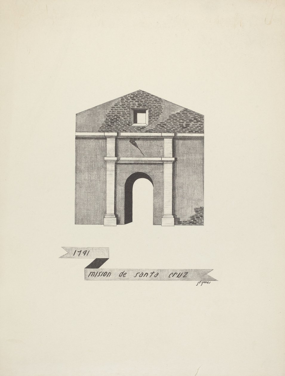 Misión de Santa Cruz de James Jones