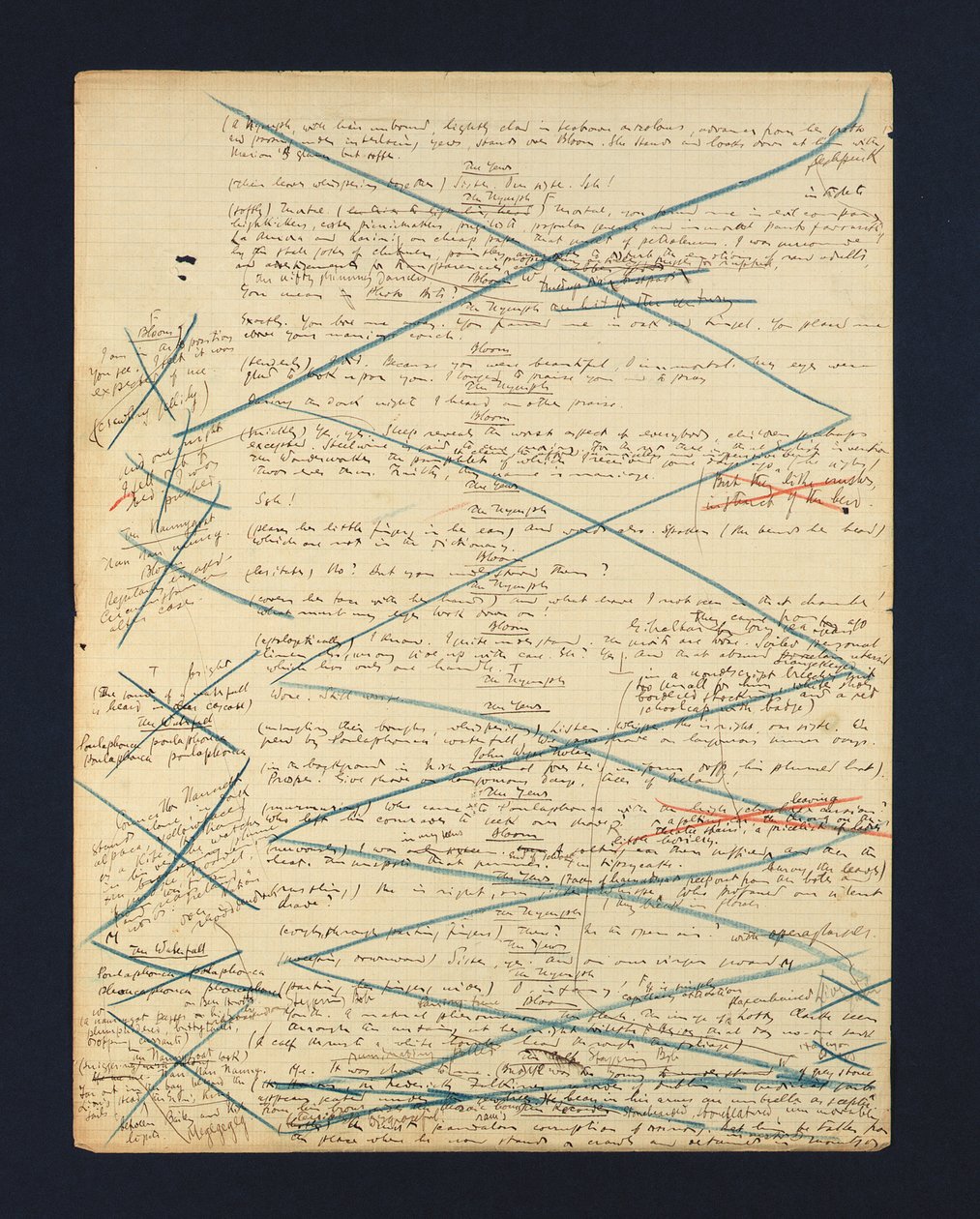 Manuscrito autógrafo del episodio 