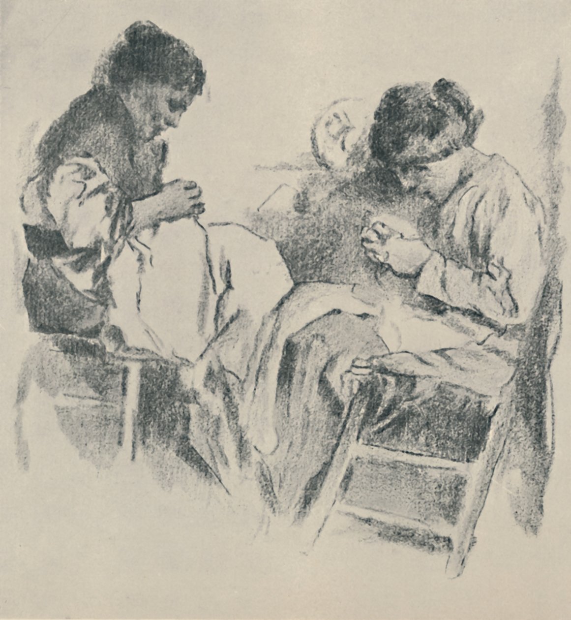 Costureras españolas, 1919 de James Kerr Lawson