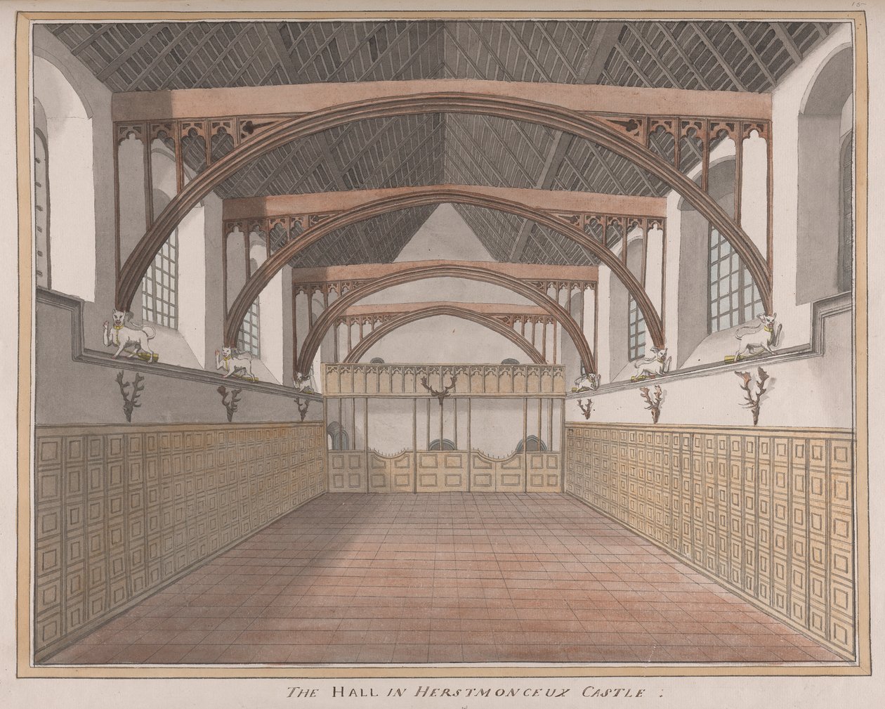 Castillo de Herstmonceux, Sussex Oriental: La Sala de James Lambert  of Lewes