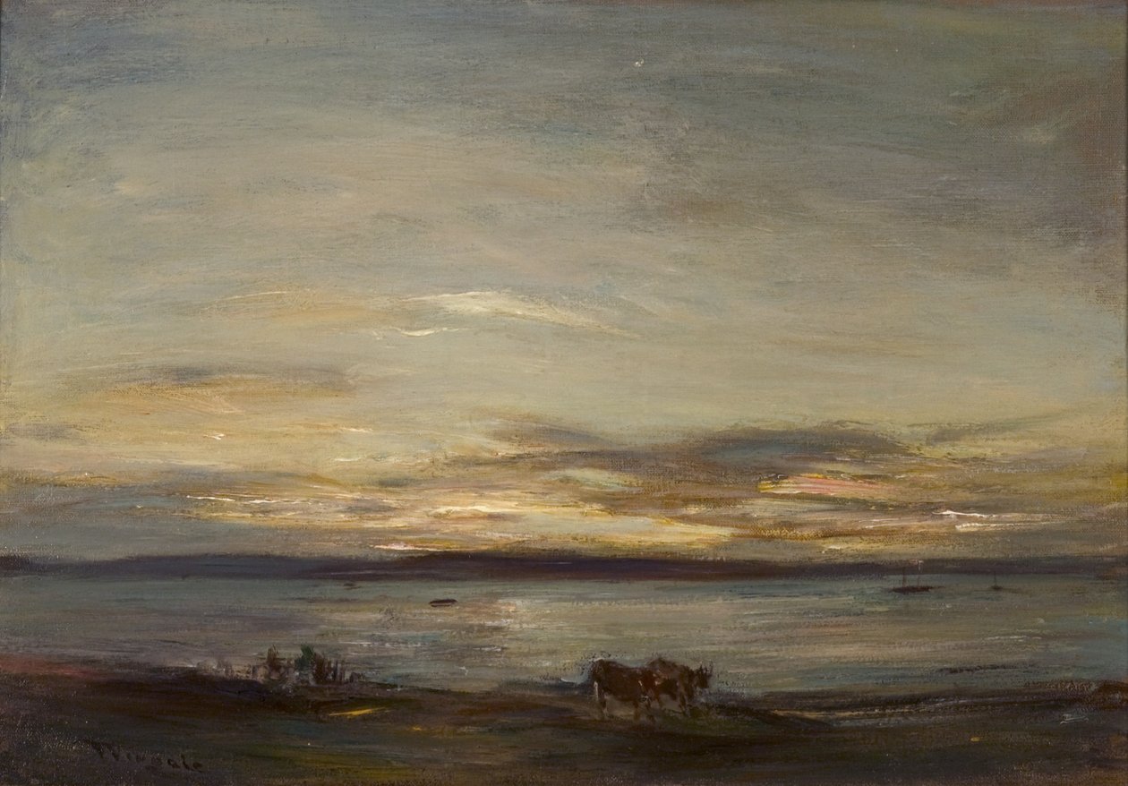 Puesta de sol dorada, Fairlie de James Lawton Wingate