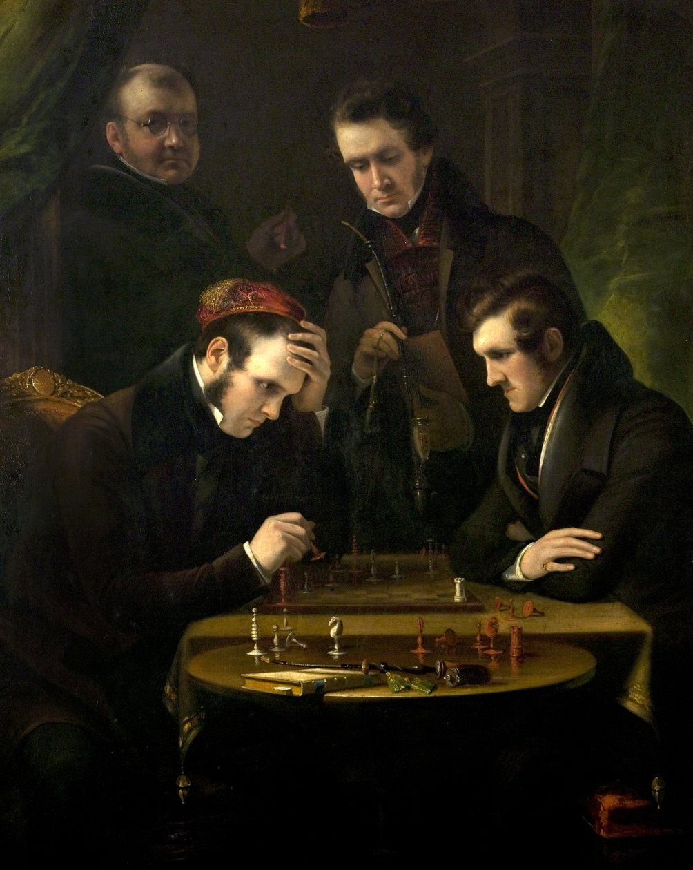 Los jugadores de ajedrez de James Lonsdale