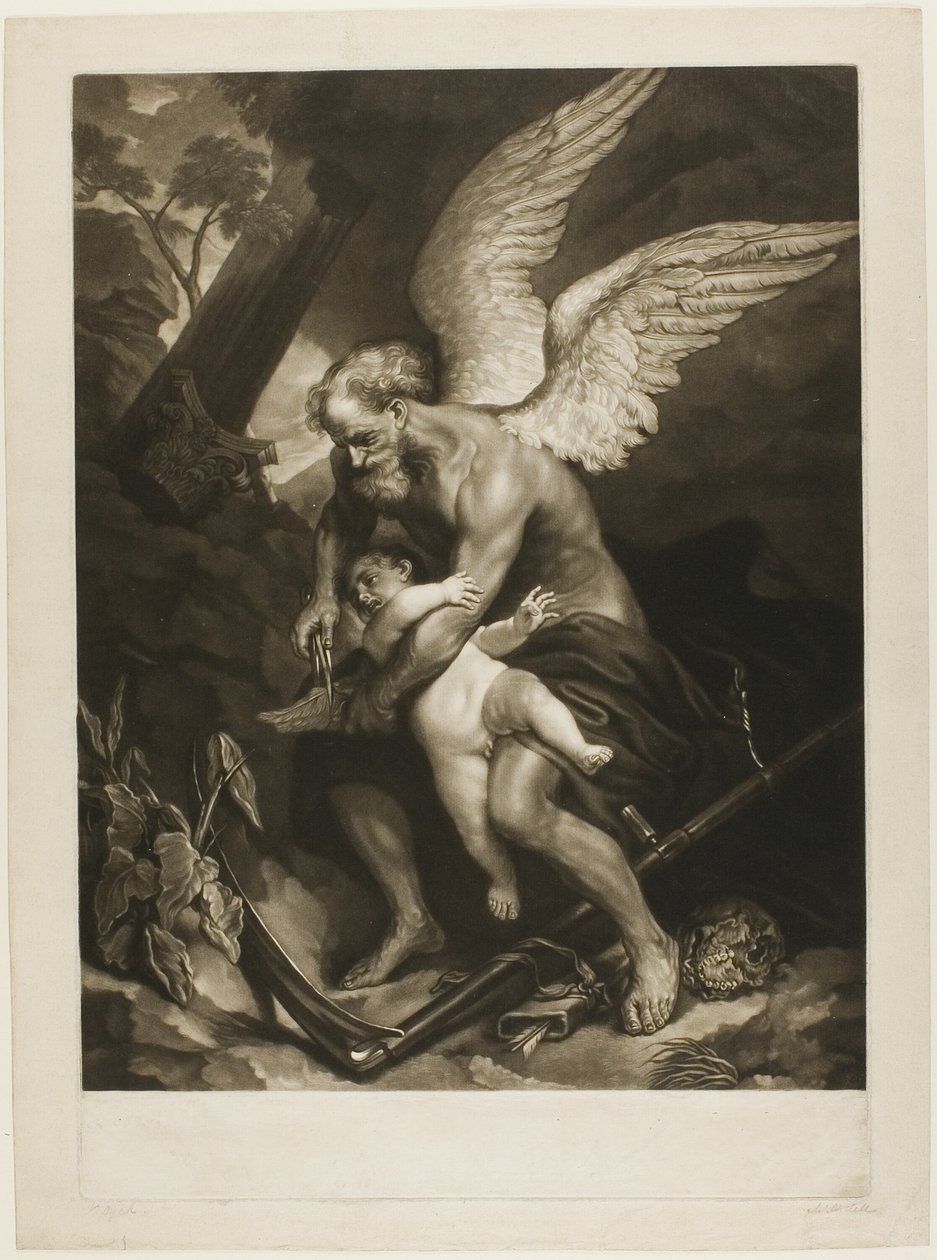 El tiempo cortando las alas del amor de James MacArdell