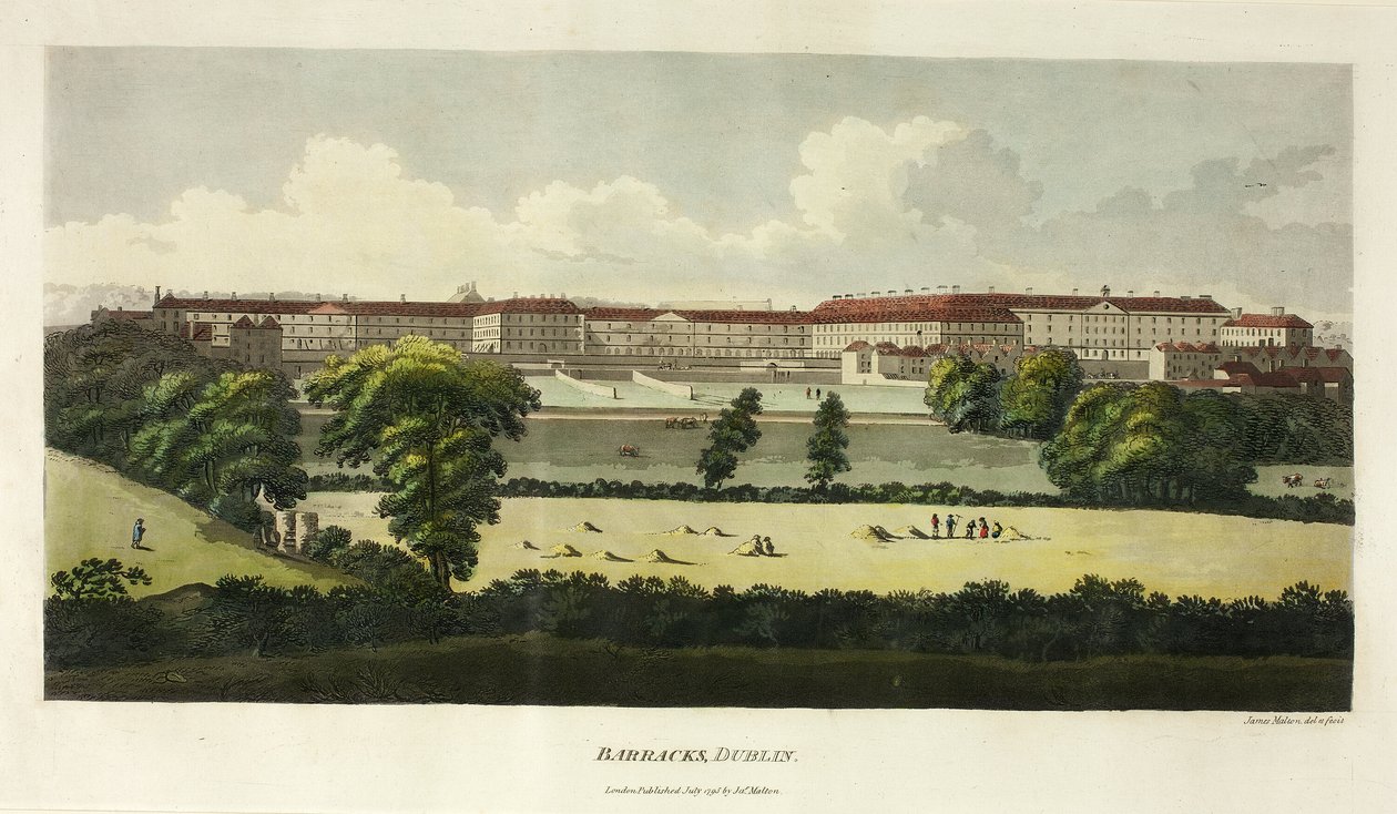 Cuarteles, Dublín de James Malton