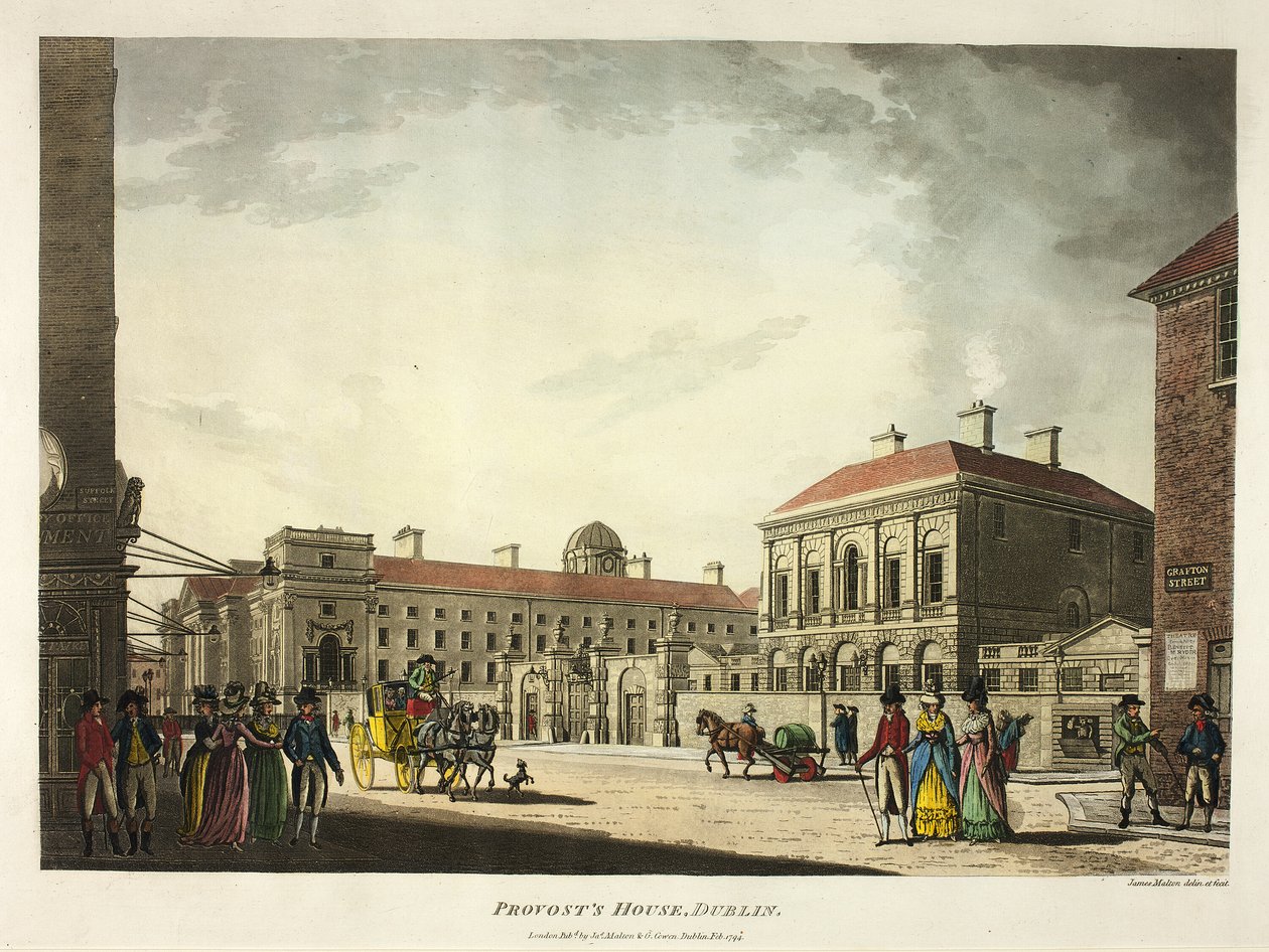 Casa del Preboste, Dublín de James Malton