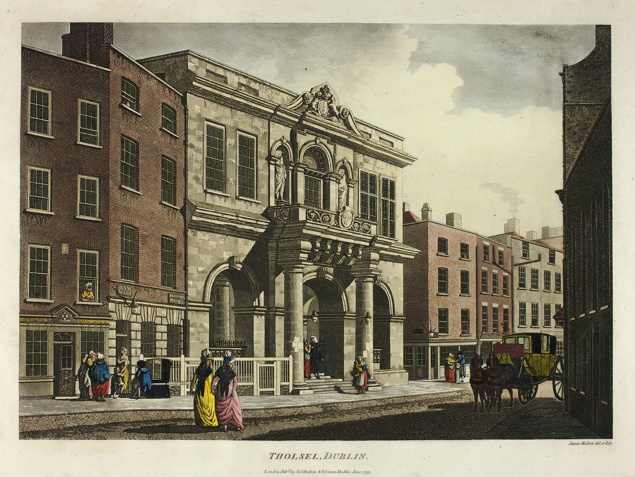 Tholsel, Dublín de James Malton